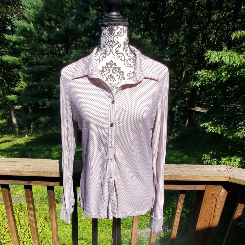 Pink pinstriped Button Shirt